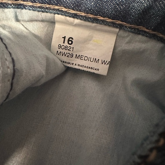 Women’s Relaxed Fit Blue Jeans with Classic Style Size 16 short Grandpa Jeans - Picture 6 of 7